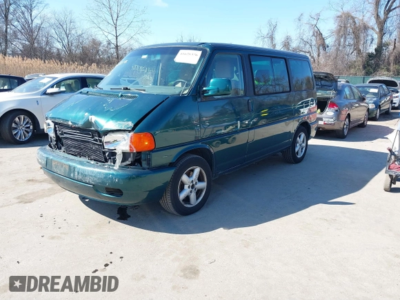 2002 Volkswagen EuroVan с VIN WV2KB47002H029567, выставлен на аукционе IAAI как лот 41628376 с пробегом 156 866 миль миль и . История ставок и продаж доступна на DreamBid. Изображение 2.