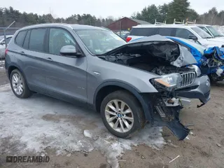 2016 BMW X3 xDrive28i with VIN 5UXWX9C52G0D65423, listed as a IAAI auction lot 41554792 with 127,181 mi miles. Bid and sale history available at carsss.com. Image 1.