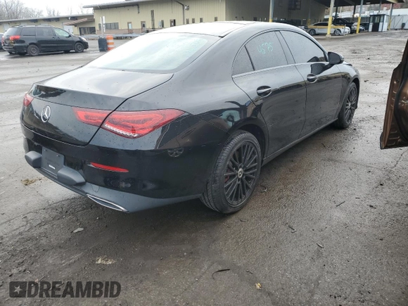 2020 Mercedes-Benz CLA 250 with VIN W1K5J4GB1LN084103, listed as a Copart auction lot 74465123 with 52,723 mi miles and . Bid and sale history available at DreamBid. Image 3.