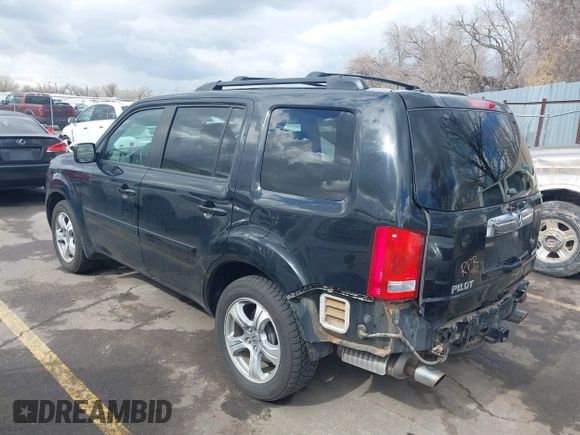 2013 Honda Pilot EX-L with VIN 5FNYF4H56DB007700, listed as a IAAI auction lot 41696288 with 167,658 mi miles. Bid and sale history available at carsss.com. Image 3.