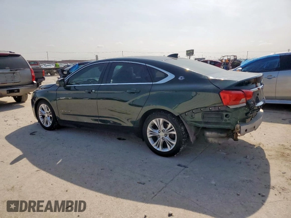 2015 Chevrolet Impala LT with VIN 2G1115SL7F9288421, listed as a Copart auction lot 53839655 with 107,492 mi miles and Salvage Title. Bid and sale history available at DreamBid. Image 2.