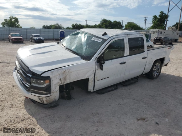 2018 Chevrolet Silverado 1500 LTZ with VIN 3GCUKSEC8JG547573, listed as a Copart auction lot 61162584 with 0 mi miles and Salvage Title. Bid and sale history available at carsss.com. Image 1.