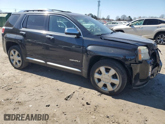 2013 GMC Terrain Denali with VIN 2GKFLYE32D6419374, listed as a Copart auction lot 47652795 with 189,750 mi miles and Clean Title. Bid and sale history available at DreamBid. Image 4.