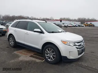 2014 Ford Edge SEL with VIN 2FMDK3J90EBA09244, listed as a IAAI auction lot 41548349 with 125,429 mi miles. Bid and sale history available at carsss.com. Image 1.