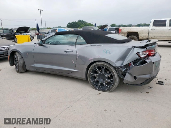 2020 Chevrolet Camaro 1LT with VIN 1G1FB3DSXL0111167, listed as a Copart auction lot 57123915 with 100,491 mi miles and Salvage title. Bid and sale history available at DreamBid. Image 2.
