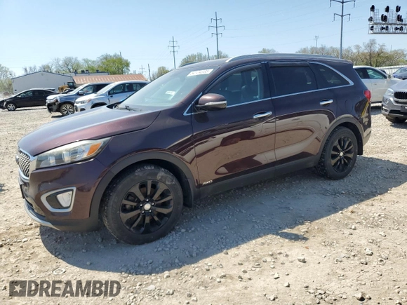 2016 Kia Sorento EX with VIN 5XYPHDA17GG032812, listed as a Copart auction lot 54104335 with 134,976 mi miles and Clean Title. Bid and sale history available at carsss.com. Image 1.