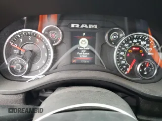 2025 Ram 1500 with VIN 1C6SRFNP3SN608731, listed as a Copart auction lot 42636735 with 7,736 mi miles and Salvage title. Bid and sale history available at DreamBid. Image 9.