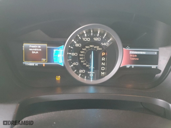 2015 Ford Explorer XLT with VIN 1FM5K7D82FGA55439, listed as a Copart auction lot 49189155 with 114,868 mi miles and Salvage Title. Bid and sale history available at carsss.com. Image 9.