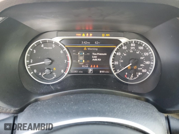 2020 Nissan Sentra SV with VIN 3N1AB8CV6LY311062, listed as a Copart auction lot 77879454 with 22,283 mi miles and Salvage Title. Bid and sale history available at DreamBid. Image 9.
