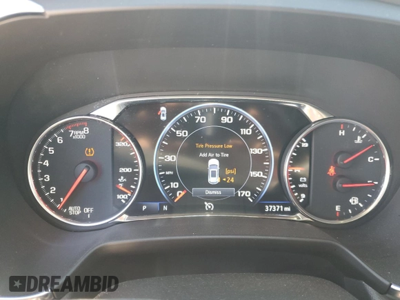 2022 Chevrolet Blazer Premier with VIN 3GNKBFRS9NS136225, listed as a Copart auction lot 69994144 with 37,371 mi miles and Salvage title. Bid and sale history available at DreamBid. Image 9.