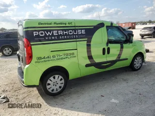 2021 Ram ProMaster City Cargo Tradesman SLT with VIN ZFBHRFBB9M6U48933, listed as a Copart auction lot 43984095 with 84,198 mi miles and Non Repairable. Bid and sale history available at DreamBid. Image 3.