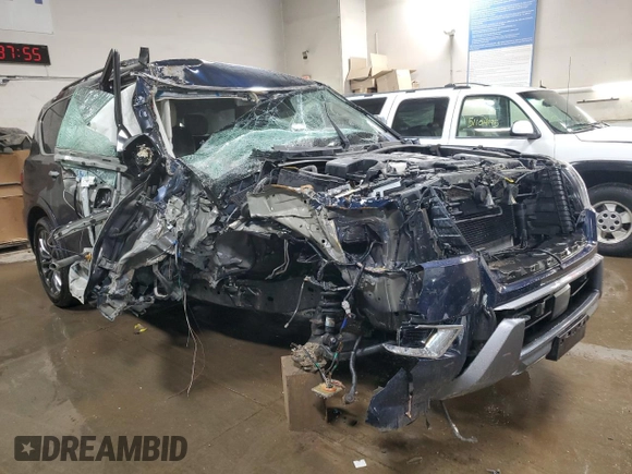 2021 Nissan Armada Platinum with VIN JN8AY2DBXM9791731, listed as a Copart auction lot 51018365 with Not provided miles and Non repairable. Bid and sale history available at DreamBid. Image 4.