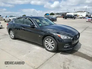 2017 Infiniti Q50 Premium with VIN JN1EV7AR2HM836459, listed as a Copart auction lot 62679735 with 91,161 mi miles and Salvage title. Bid and sale history available at DreamBid. Image 14.