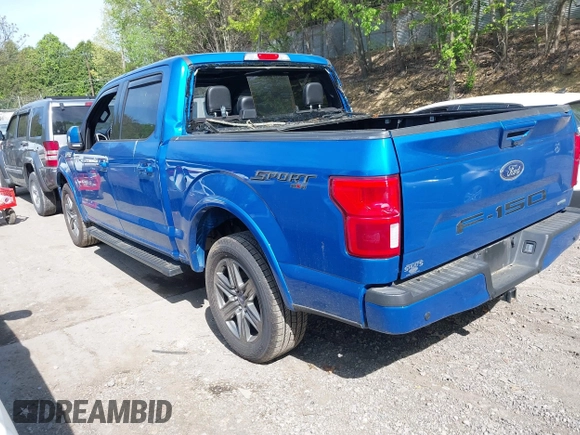 2020 Ford F-150 XL with VIN 1FTEW1EP9LKE89250, listed as a IAAI auction lot 42225184 with 61,122 mi miles and . Bid and sale history available at DreamBid. Image 3.