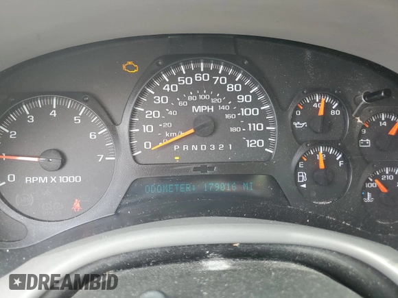 2006 Chevrolet TrailBlazer LS with VIN 1GNDS13SX62198699, listed as a Copart auction lot 54344985 with 179,016 mi miles and Salvage Title. Bid and sale history available at DreamBid. Image 9.