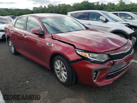 2018 Kia Optima LX with VIN 5XXGT4L34JG233981, listed as a Copart auction lot 62934255 with 105,642 mi miles and Salvage title. Bid and sale history available at DreamBid. Image 4.