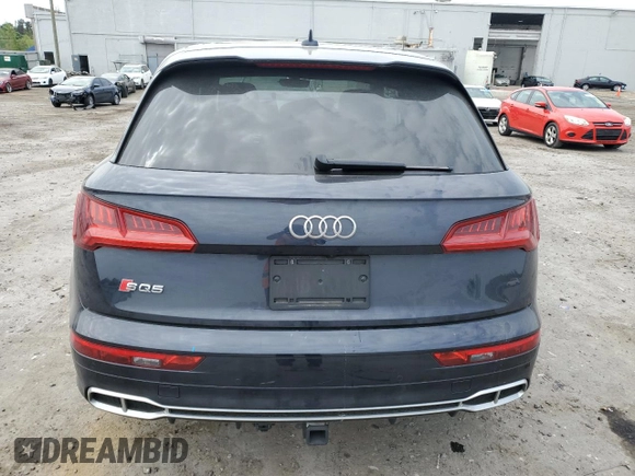 2020 Audi SQ5 Premium Plus with VIN WA1B4BFYXL2002721, listed as a Copart auction lot 54178255 with 61,051 mi miles and Salvage Title. Bid and sale history available at DreamBid. Image 6.