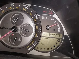 2005 Lexus IS Sport with VIN JTHBD192950100823, listed as a IAAI auction lot 41407281 with 200,378 mi miles and . Bid and sale history available at carsss.com. Image 7.