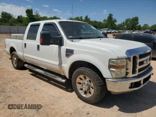 2008 Ford F-250 XL with VIN 1FTSW20R88ED18528, listed as a Copart auction lot 57080025 with 208,282 mi miles and Salvage title. Bid and sale history available at DreamBid. Image 4.