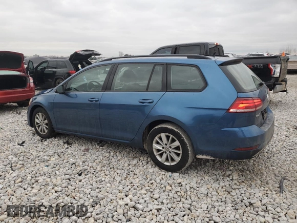 2019 Volkswagen Golf S z VIN 3VWY57AU5KM511344, wystawiony jako Copart lot #82829154 z przebiegiem 94 081 mil mil oraz Czysty tytuł • Clean title. Historia ofert i sprzedaży dostępna na DreamBid. Obrazek 2.
