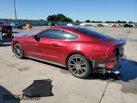 2018 Ford Mustang EcoBoost z VIN 1FA6P8TH8J5175581, wystawiony jako Copart lot #55151015 z przebiegiem 65 685 mil mil oraz Szkoda całkowita • Salvage title. Historia ofert i sprzedaży dostępna na DreamBid. Obrazek 2.