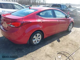 2016 Hyundai Elantra Value Edition with VIN KMHDH4AE2GU477376, listed as a IAAI auction lot 41686995 with 61,165 mi miles. Bid and sale history available at carsss.com. Image 4.