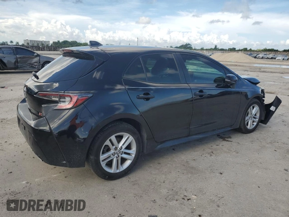 2019 Toyota Corolla Hatchback SE with VIN JTNK4RBE2K3003764, listed as a Copart auction lot 70586794 with 109,739 mi miles and Non Repairable. Bid and sale history available at carsss.com. Image 3.