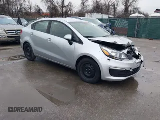 2017 Kia Rio LX with VIN KNADM4A33H6039709, listed as a IAAI auction lot 41525925 with 106,237 mi miles. Bid and sale history available at carsss.com. Image 1.