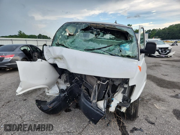2019 Chevrolet Express Cargo with VIN 1GCWGAFG1K1142337, listed as a Copart auction lot 61009095 with Not provided miles and Salvage title. Bid and sale history available at DreamBid. Image 5.