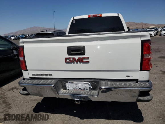 2015 GMC Sierra 1500 SLT with VIN 3GTU2VEC4FG150712, listed as a Copart auction lot 52424765 with 122,366 mi miles and Salvage Title. Bid and sale history available at DreamBid. Image 6.