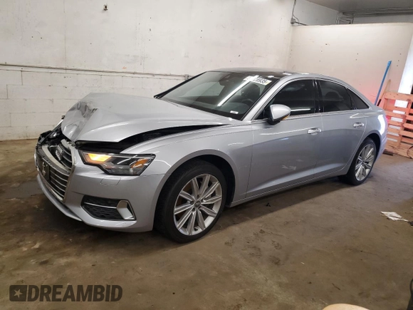 2019 Audi A6 Premium with VIN WAUD8AF29KN128023, listed as a Copart auction lot 53228935 with 53,577 mi miles and Salvage title. Bid and sale history available at DreamBid. Image 1.