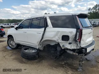 2021 Cadillac Escalade Premium Luxury with VIN 1GYS4CKL4MR240864, listed as a Copart auction lot 54990944 with 74,712 mi miles and Salvage Title. Bid and sale history available at carsss.com. Image 2.