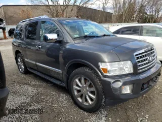 2008 Infiniti QX56 with VIN 5N3AA08C98N906133, listed as a Copart auction lot 80408073 with 168,545 mi miles and Clean Title. Bid and sale history available at carsss.com. Image 4.