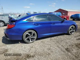 2019 Honda Accord Sport with VIN 1HGCV1F39KA803152, listed as a Copart auction lot 52039985 with 102,409 mi miles and Salvage Title. Bid and sale history available at DreamBid. Image 3.