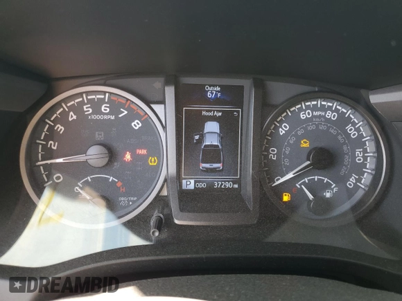2020 Toyota Tacoma SR5 with VIN 3TMBZ5DN6LM026525, listed as a Copart auction lot 63804245 with 37,290 mi miles and Clean title. Bid and sale history available at DreamBid. Image 9.