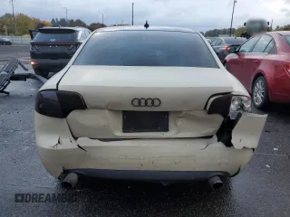 2007 Audi A4 2.0T with VIN WAUAF78E87A030196, listed as a Copart auction lot 78705774 with 164,854 mi miles and Salvage Title. Bid and sale history available at carsss.com. Image 6.