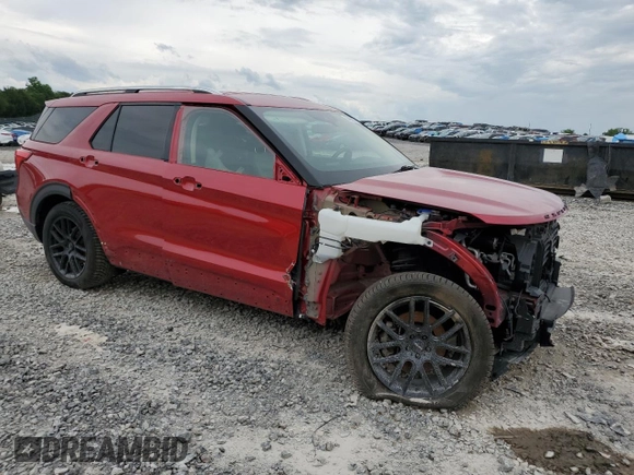 2020 Ford Explorer Limited with VIN 1FMSK8FH5LGA24543, listed as a Copart auction lot 59486855 with 47,530 mi miles and Salvage title. Bid and sale history available at DreamBid. Image 4.