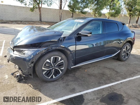 2023 Kia EV6 Wind with VIN KNDC34LA9P5602084, listed as a Copart auction lot 77227004 with 40,630 mi miles and Salvage Title. Bid and sale history available at carsss.com. Image 1.