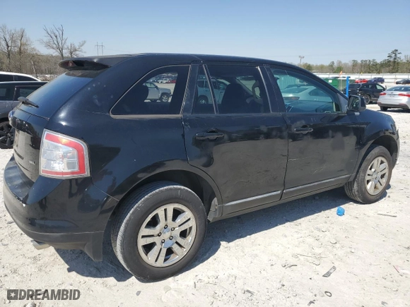 2008 Ford Edge SEL with VIN 2FMDK38C48BB08526, listed as a Copart auction lot 50566345 with 191,751 mi miles and Salvage Title. Bid and sale history available at carsss.com. Image 3.