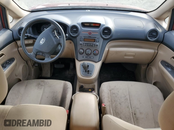 2008 Kia Rondo LX with VIN KNAFG526787195728, listed as a Copart auction lot 78277064 with 117,474 mi miles and Salvage Title. Bid and sale history available at carsss.com. Image 8.
