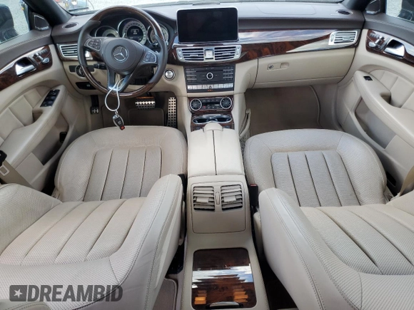 2015 Mercedes-Benz CLS-Class CLS 550 with VIN WDDLJ9BB6FA150829, listed as a Copart auction lot 51570895 with 48,263 mi miles and Salvage Title. Bid and sale history available at carsss.com. Image 8.