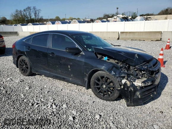 2017 Honda Civic LX with VIN 19XFC2F50HE025046, listed as a Copart auction lot 54244525 with 220,145 mi miles and Salvage Title. Bid and sale history available at DreamBid. Image 4.