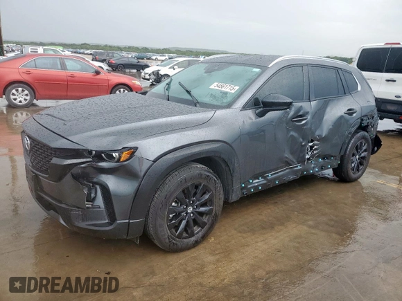 2024 Mazda CX-50 S Select with VIN 7MMVABAM1RN201535, listed as a Copart auction lot 54561715 with 9,498 mi miles and Salvage Title. Bid and sale history available at DreamBid. Image 1.