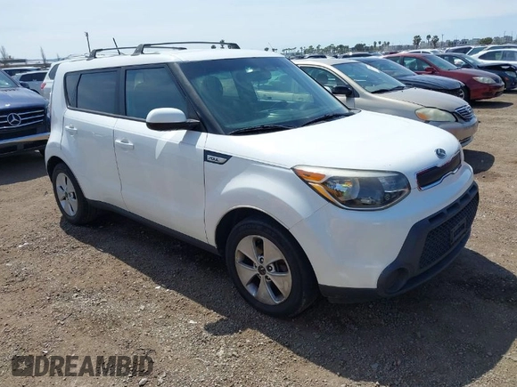 2015 Kia Soul with VIN KNDJN2A25F7178150, listed as a IAAI auction lot 41871680 with 118,487 mi miles. Bid and sale history available at carsss.com. Image 1.