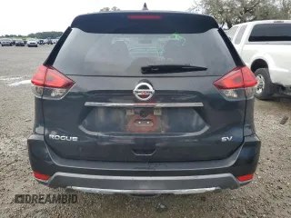 2017 Nissan Rogue SV with VIN KNMAT2MT6HP501697, listed as a Copart auction lot 63013915 with 49,510 mi miles and Salvage title. Bid and sale history available at DreamBid. Image 6.