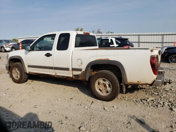 2007 Chevrolet Colorado Work Truck with VIN 1GCDT19E078145662, listed as a Copart auction lot 73242844 with 222,707 mi miles and Clean Title. Bid and sale history available at carsss.com. Image 2.