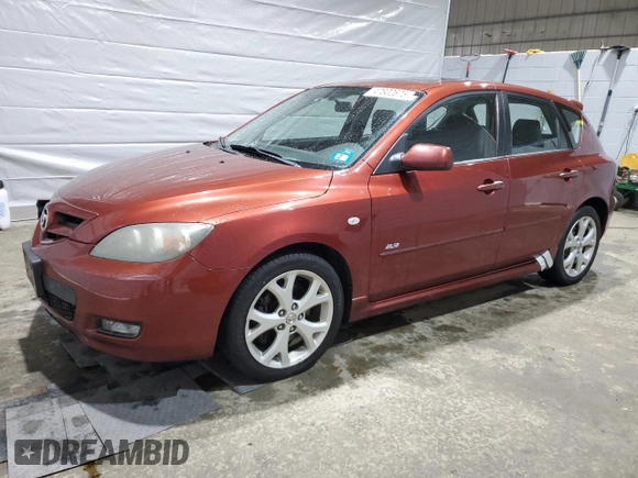 2009 Mazda 3 S Touring with VIN JM1BK344991239524, listed as a Copart auction lot 47602675 with 124,758 mi miles and Salvage Title. Bid and sale history available at DreamBid. Image 1.