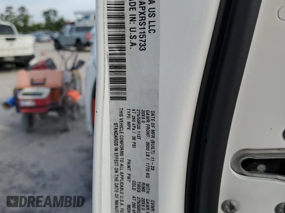 2024 Jeep Wagoneer с VIN 1C4SJUAPXRS115733, выставлен на аукционе Copart как лот 53359125 с пробегом 14 131 миль миль и Списание • Salvage title. История ставок и продаж доступна на DreamBid. Изображение 13.
