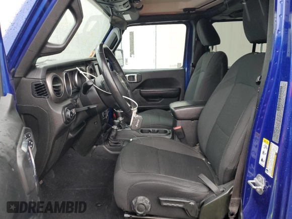 2018 Jeep Wrangler Unlimited Sport with VIN 1C4HJXDG3JW292810, listed as a Copart auction lot 57672705 with 106,378 mi miles and Salvage title. Bid and sale history available at DreamBid. Image 7.