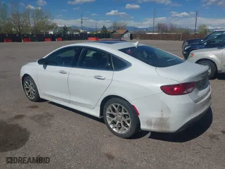 2015 Chrysler 200 C with VIN 1C3CCCEG8FN624043, listed as a IAAI auction lot 42045910 with 96,143 mi miles. Bid and sale history available at carsss.com. Image 3.